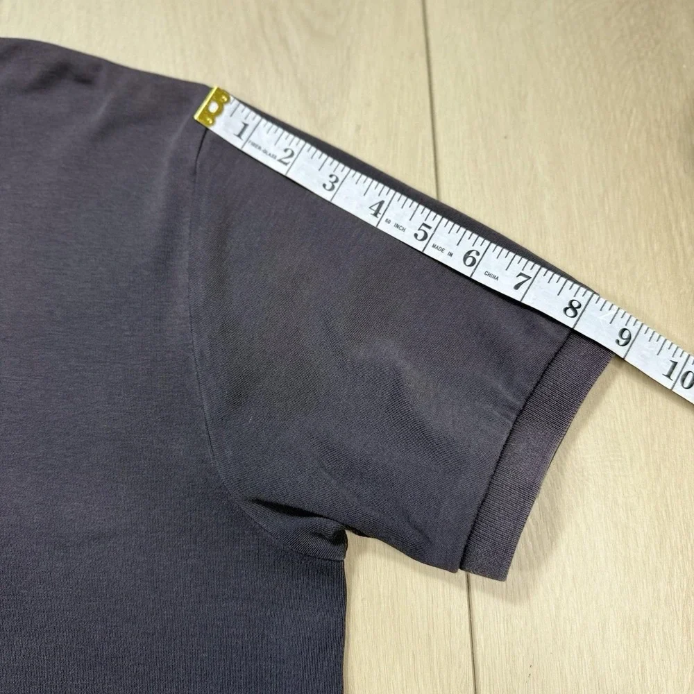 Polo Ralph Lauren Men L Charcoal Gray Cotton Short Sleeve Classic Fit Polo Shirt